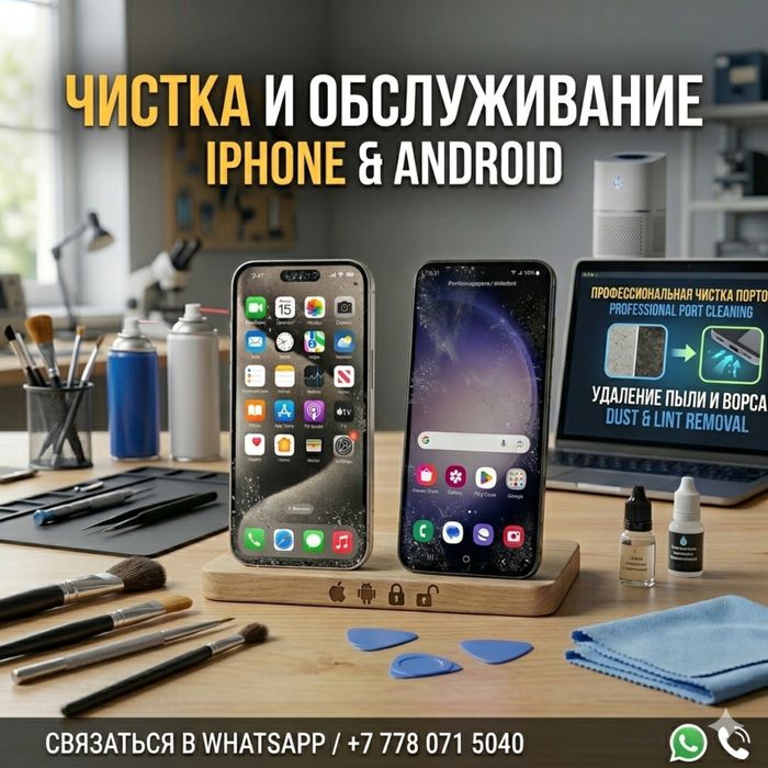 Ремонт телефонов iPhone - Android, любой сложности!