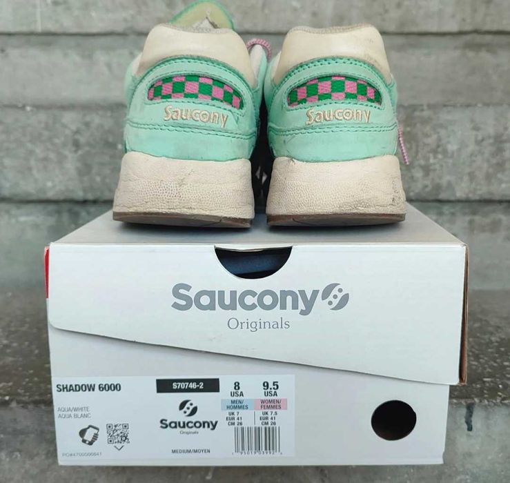 Saucony Shadow 6000 Aqua Blue 41 Unisex
