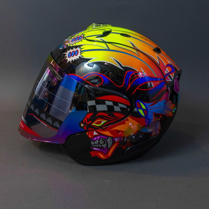 Каска за мотор скутер , чопър и други ( Размер L 59-60 )