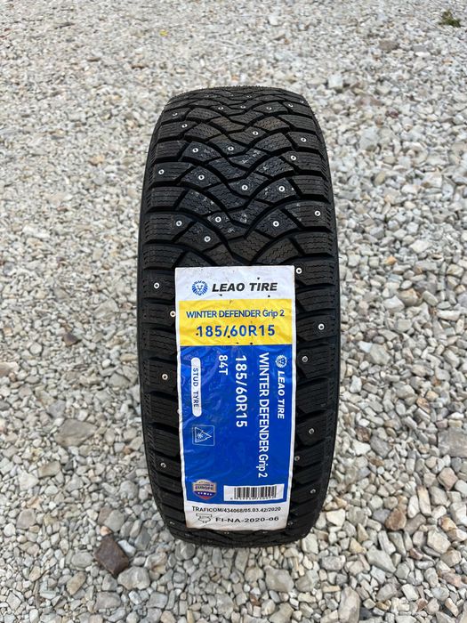 185/60 R15 84T LEAO TIRE WINTER DEFENDER Grip2 (шипованные)