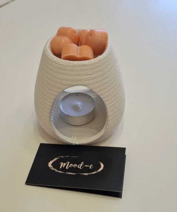 Set arzator si ceara parfumata pentru aromaterapie