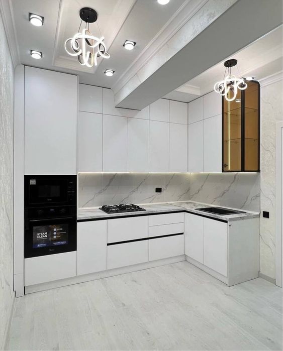 siz hohlagan dizayndagi oshxona mebeleli