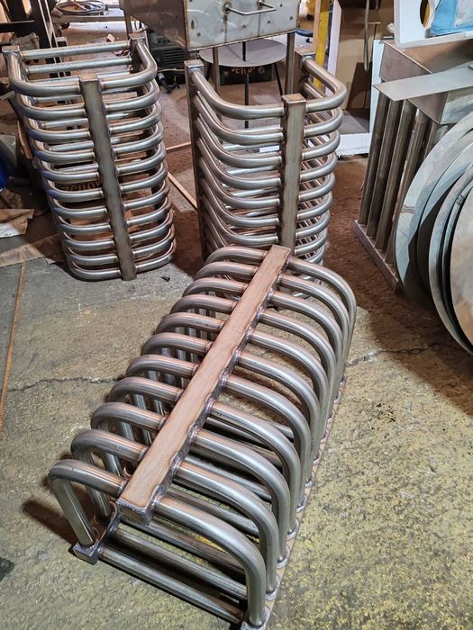 cazan incalzire/serpentina/registru centrala soba 700x400x400 INOX