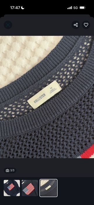 Свитер холлистер Hollister