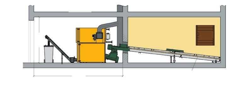 Sistem transportor tocatura de lemn, peleti, cereale, snec transportor