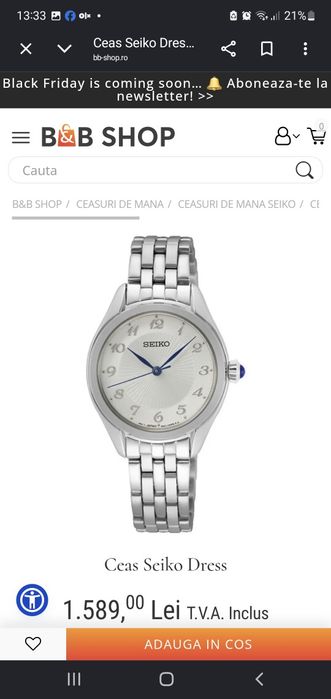 Seiko clasic dama
