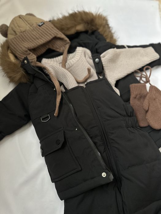 Зимний детский комбинезон