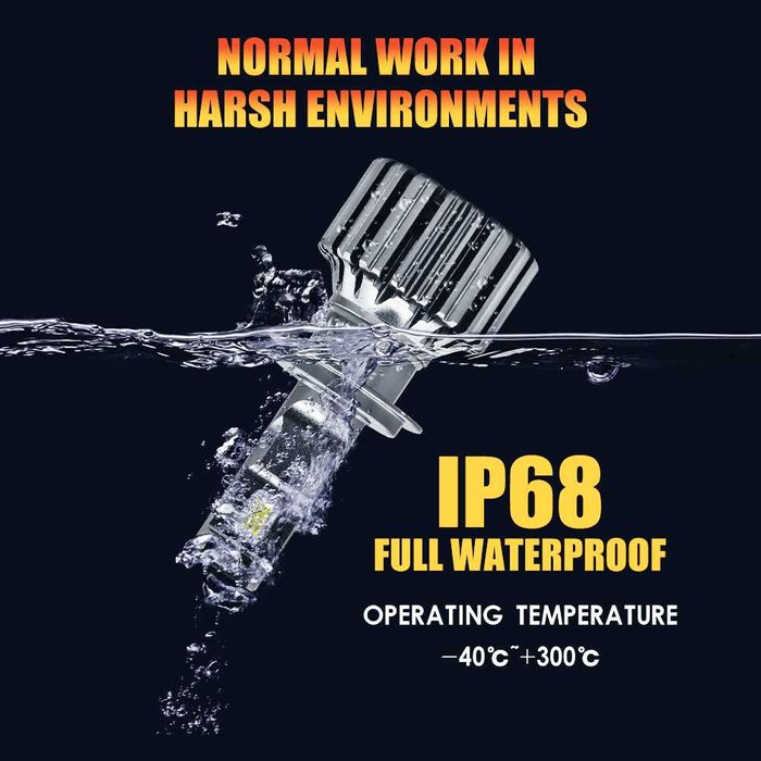Комплект LED чип CSP 3570крушки за фарове H1 , 110w, 20 000lm.9-36v