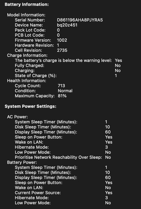 Laptop Macbook Air M1, 8GB, 256 SSD