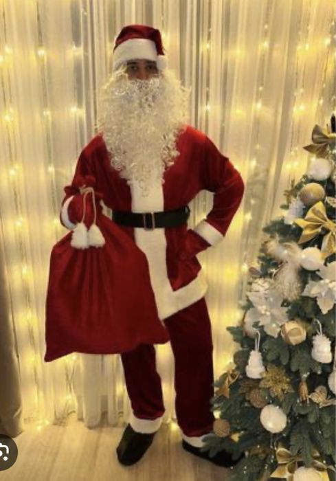Костюм карнавальный для взрослых Санта-Клаус