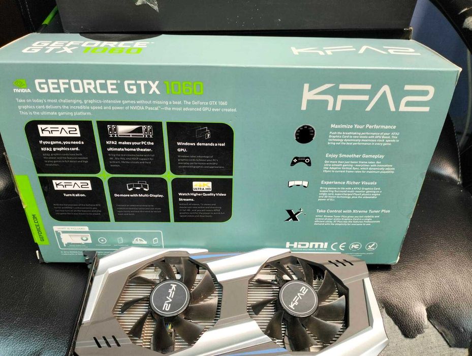 Продавам Видеокарта KFA2 GEFORCE GTX 1060 OC 6GB