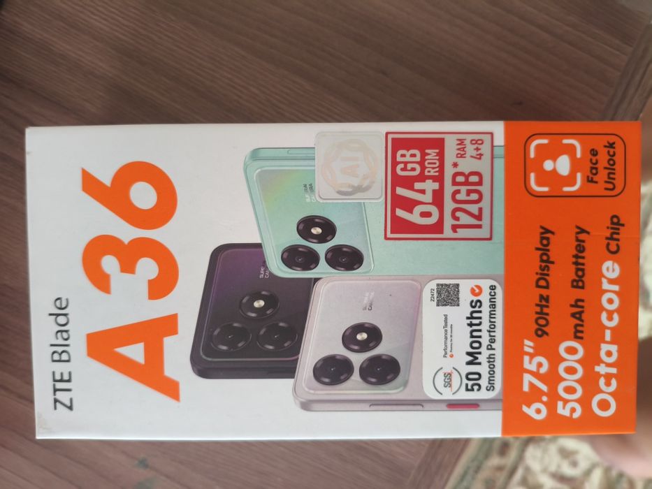 Продам телефон ZTE BLADE A36