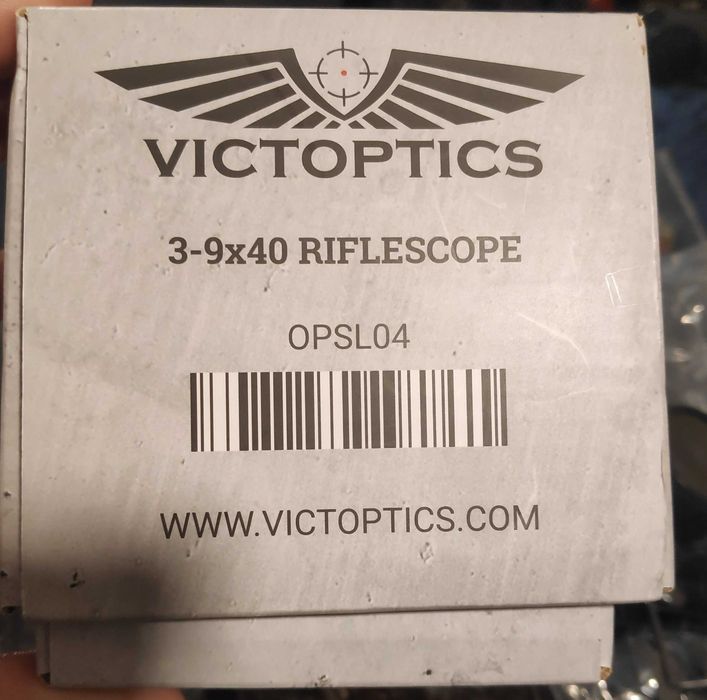 VICTOPTICS  3-9X40  RIFLESCOPE оптика с подсветка отвътре на прицела