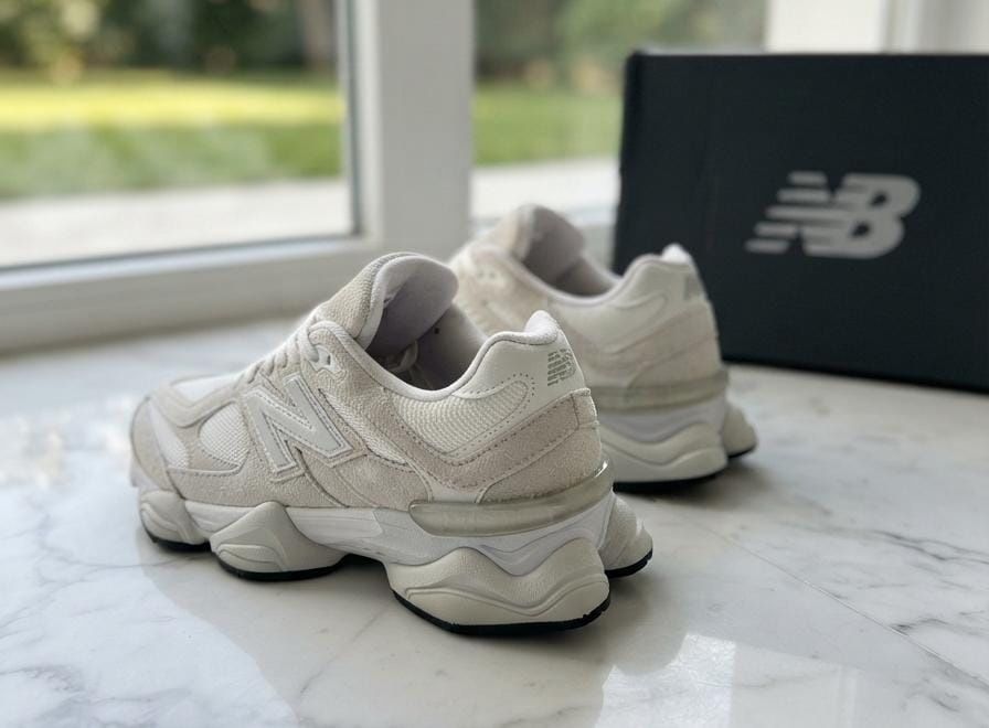 Adidasi New Balance 9060 Alb Premium