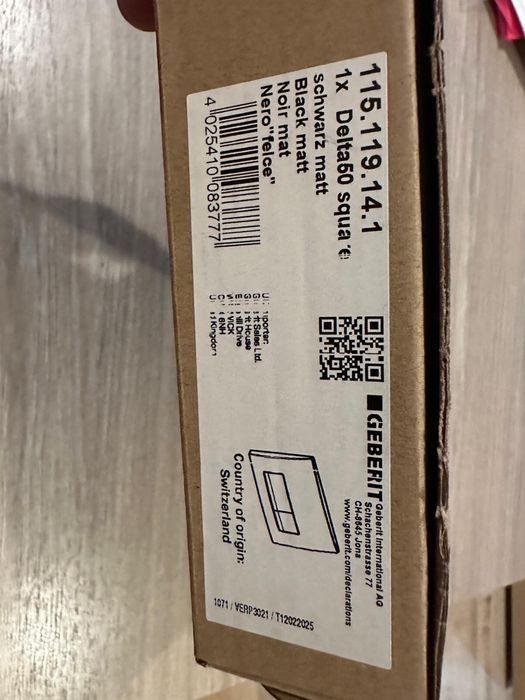 Clapeta Geberit Delta50