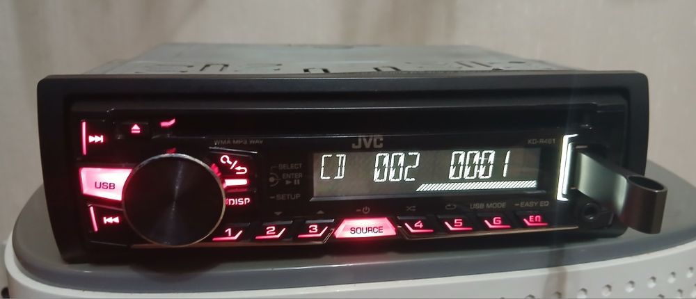 CD JVC USB радио диск флашка аукс 4x50W с евробукса