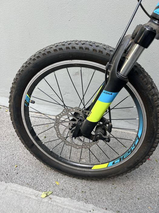 Bicicleta Copii Devron Alaska - 20 Inch, Negru-Albastru