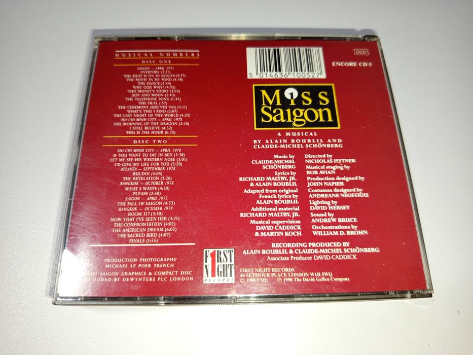 Компакт диск Miss Saigon 2cd's