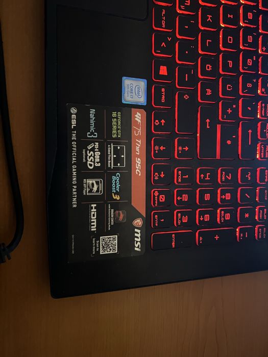 Laptop MSI GF 75 Thin 95C