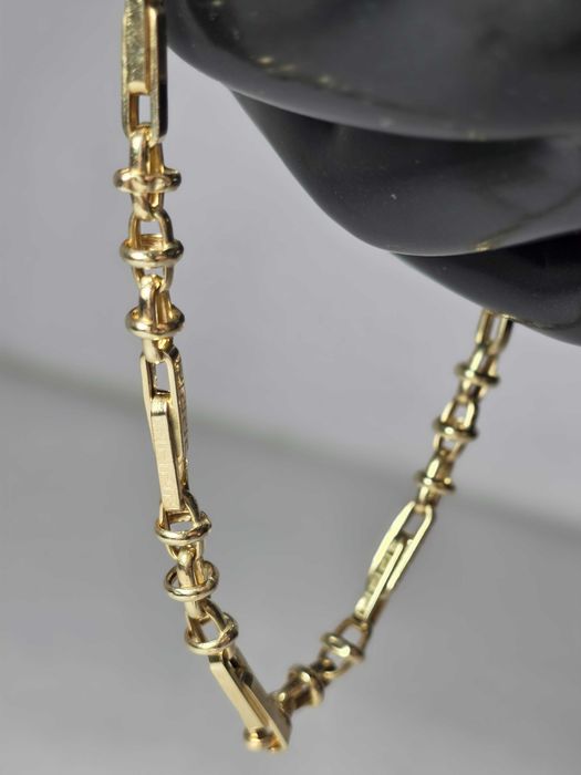 Brățară din Aur Galben 14K cu Design Grecesc Elegant