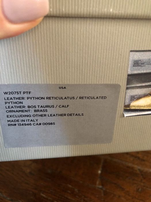 Sandale Tom Ford, din piele de piton