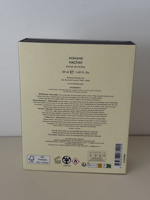 Nishane Hacivat Parfume