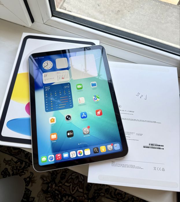 iPad A16 Silver 128GB +Cellular