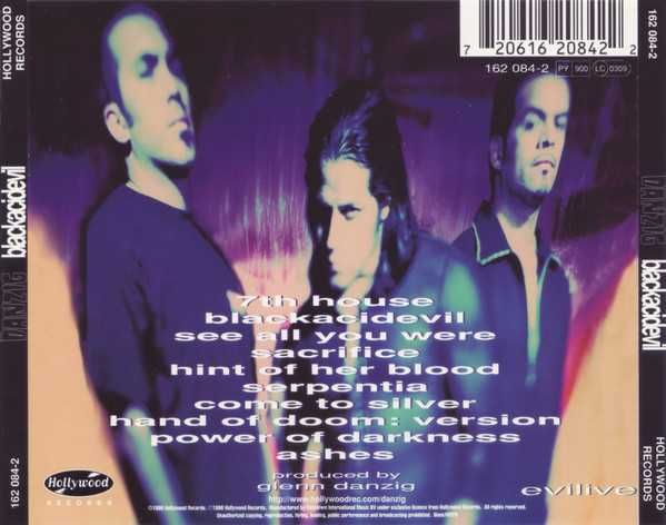 CD Danzig - Danzig 5: Blackacidevil 1996