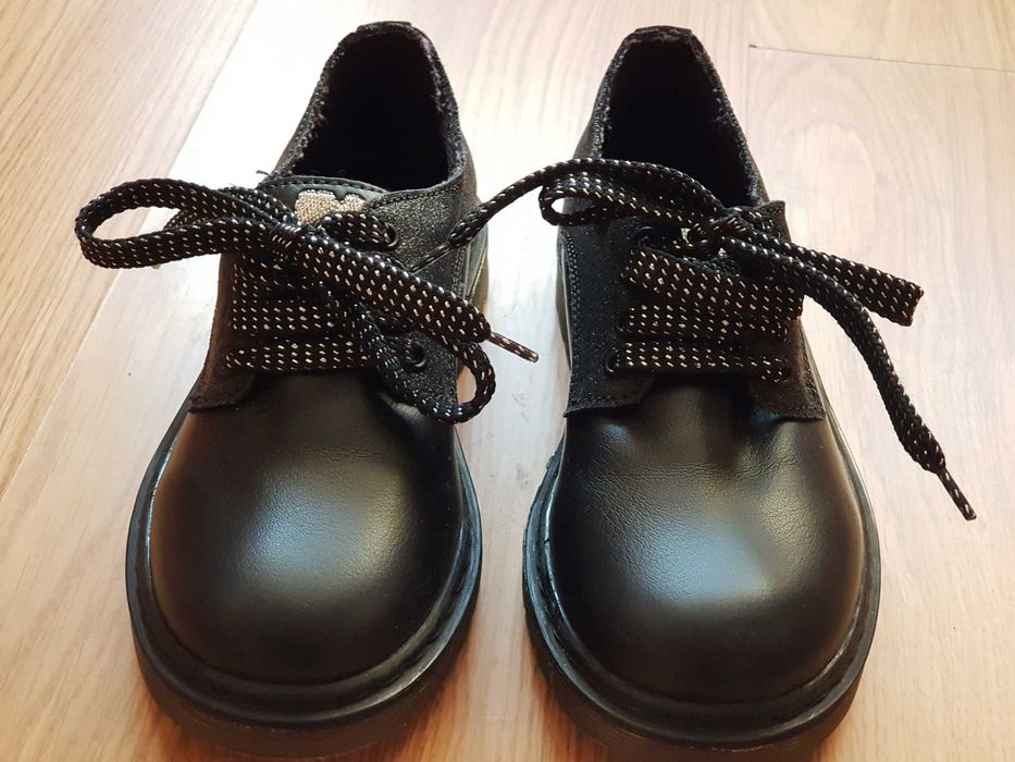 Pantofi negri din piele pentru copii marimea 31 Nou