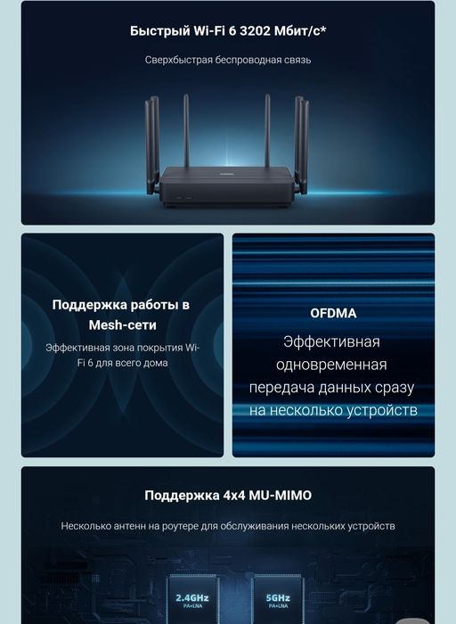 Xiaomi AX3200, model:RB01, Wifi router, Вай-фай роутер