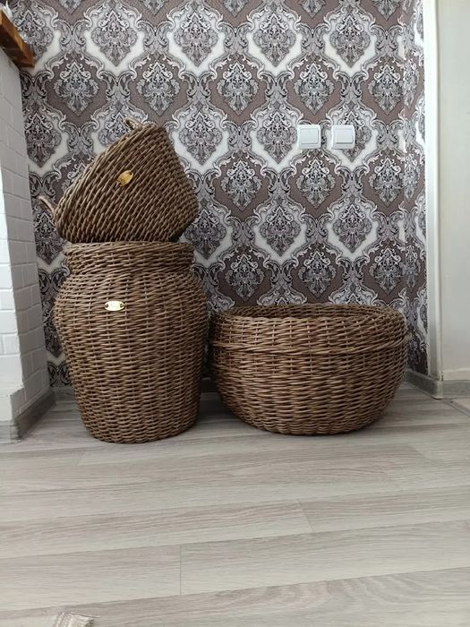 Кашпо из ротанга