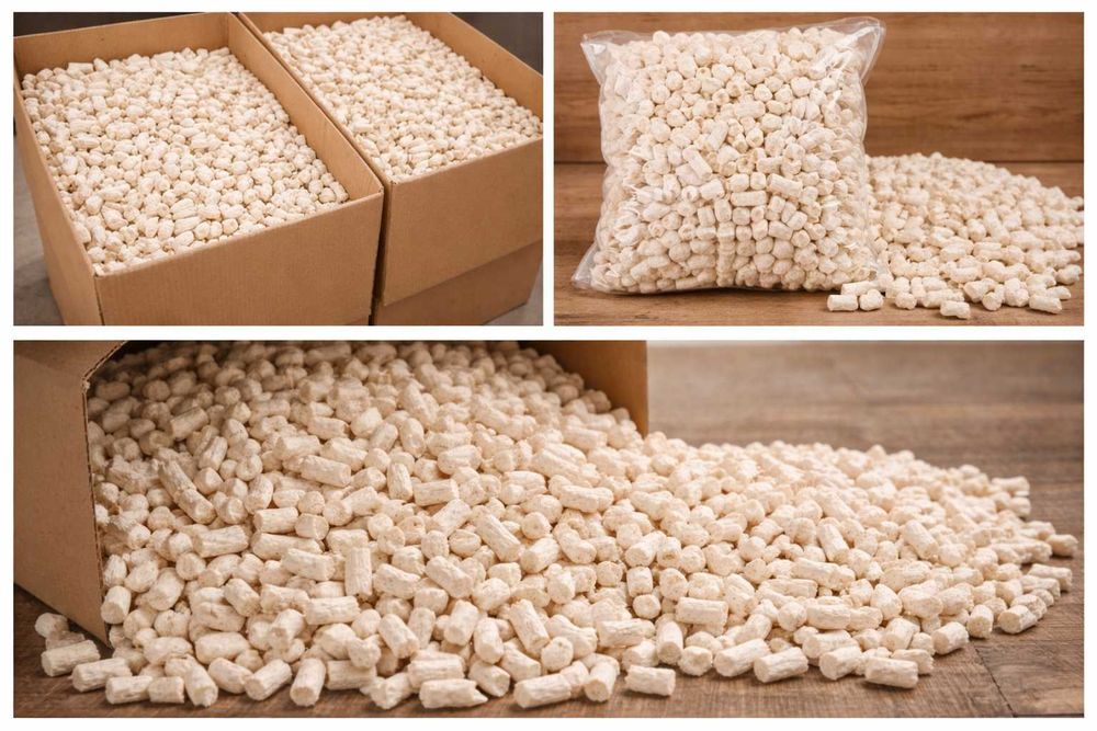 Umplutură eco pentru colete – fără plastic - cutie 100 litri