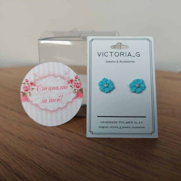 Обеци от полимерна глина