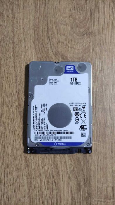 Жесткий диск 2.5" Western Digital Blue 1 Тб WD10SPZX. Проверен!