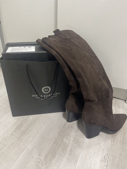 Продам сапоги корич!