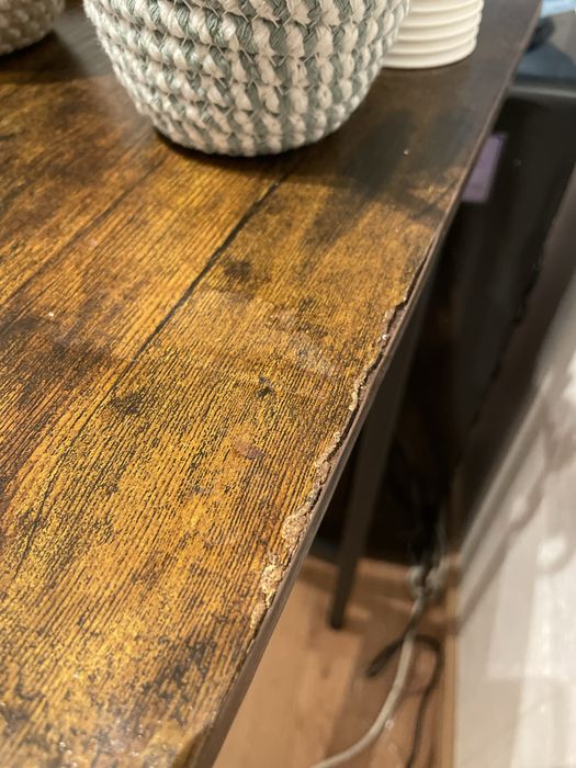 Masă de bar cu picioare reglabile