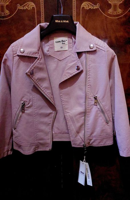 Kurtka "kosuha" 7-8 yosh qizlarga. Косуха курточка для девочек 7-8 лет