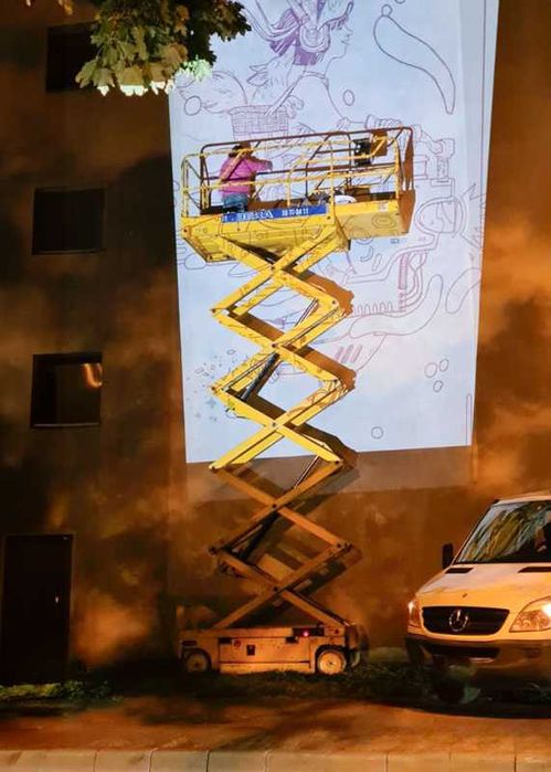 Inchiriez Nacela Electrica Tip Foarfeca 8-10-12m. Nacele Articulate.