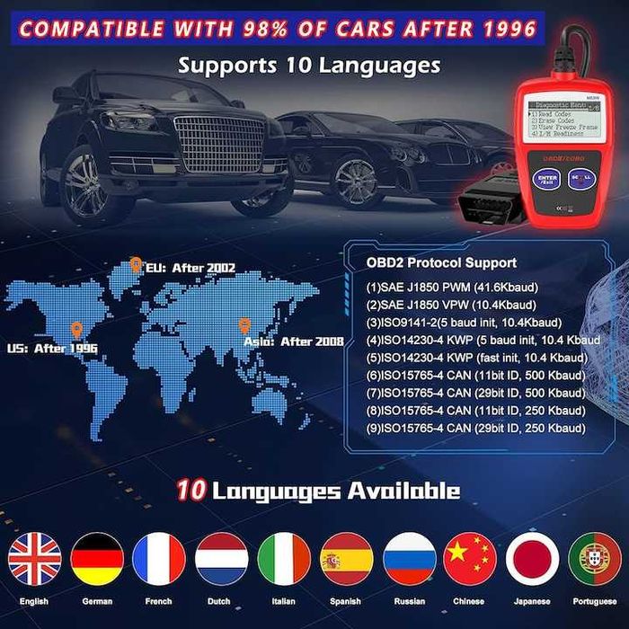 diagnoza auto OBD2 – Citire și ștergere coduri, toate mașinile