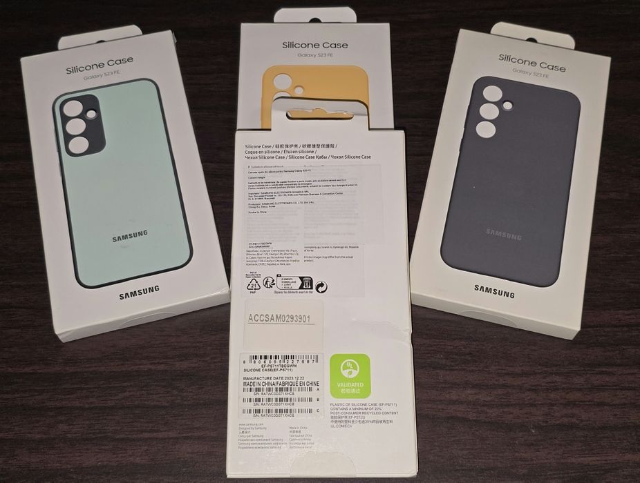 Husa silicon originala Samsung Silicone Case Galaxy S23 FE S711