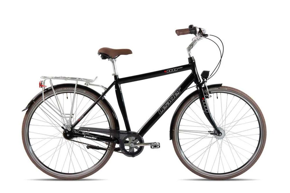Мъжки градски велосипед Leader Journey 28'', черен
