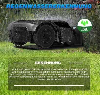 Роботизирана косачка Handwise MGC 500, 500 m², 2.4 G WiFi