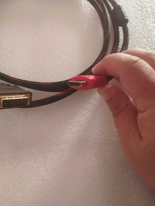 DVI to HDMI 5 m. Кабел нов.