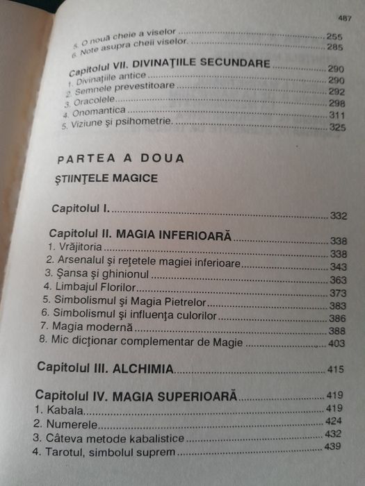 RARA carte de vraji Enciclopedia stiintelor oculte colectie 1995 490pg