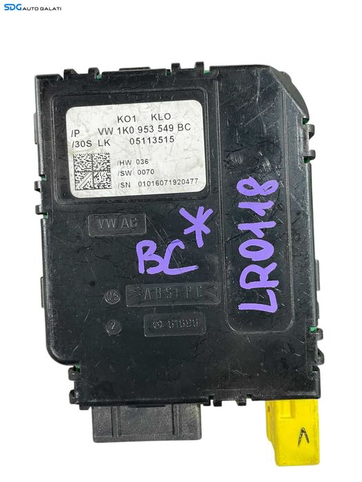 Calculator Modul Coloana Volan Volkswagen Golf 6 Plus 2008 - 2013 Cod 1K0953549BC [LR0118]