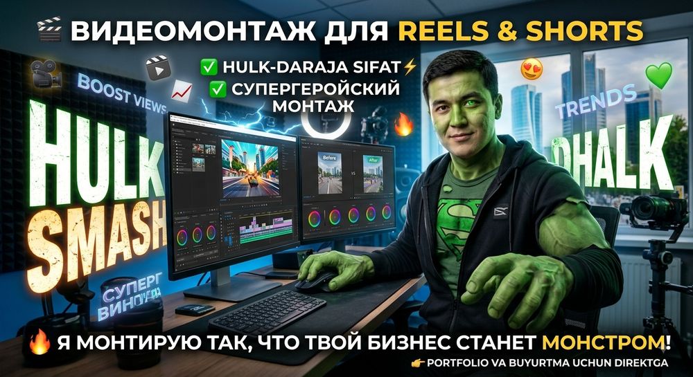 Видео монтаж рельс + мобилография