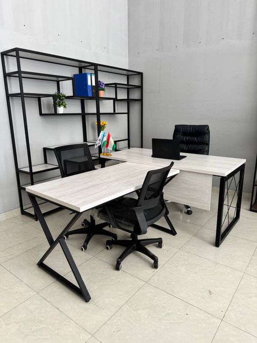 Директорский стол Лофт стол Офисный стол Лофт мебел Rahbar stoli