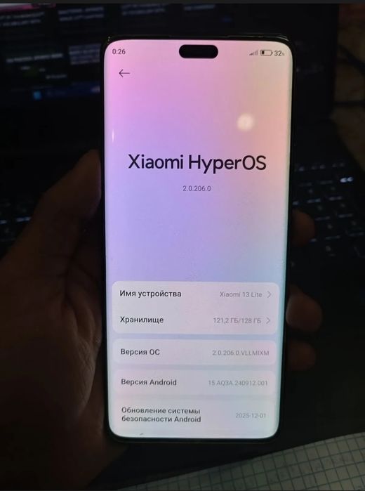 Xiaomi 13 lite 5G 8/128 GB black