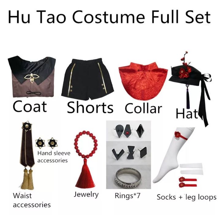 Косплей геншин Ху Тао