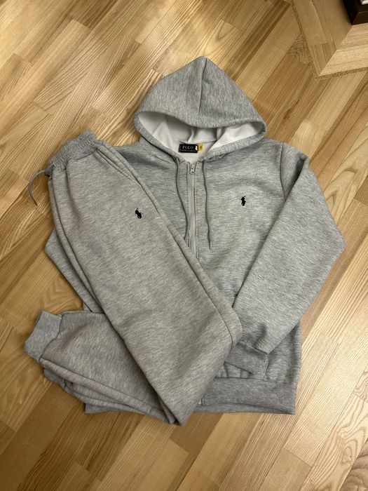 Trening Polo Ralph Lauren – hanorac + pantaloni (gri) M/L